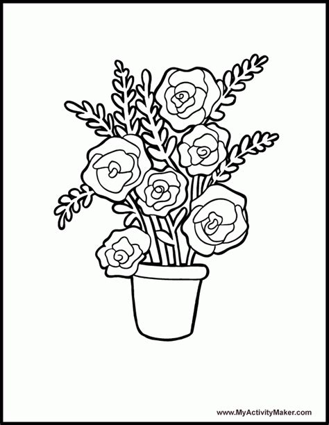 flower coloring book coloring home