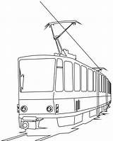 Zug Tram sketch template