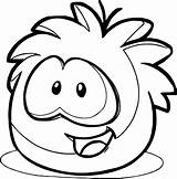 Puffle Wecoloringpage Penguin sketch template