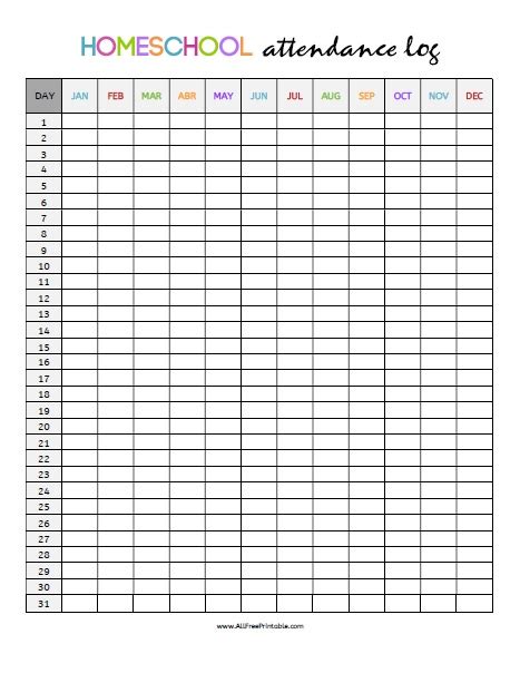 homeschool charts  printables printable templates