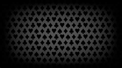 luxury black poker card symbols background vector illustration