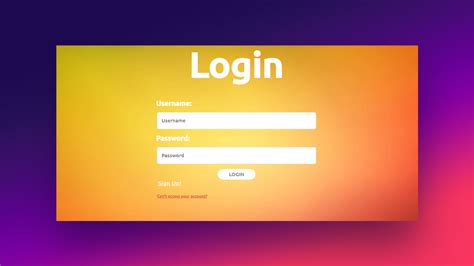 cool css login forms