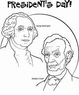Coloring Presidents Washington George Pages President Lincoln Abraham Kids Printable Sheets Worksheets Carver Print Drawing Color First Worksheet February Template sketch template