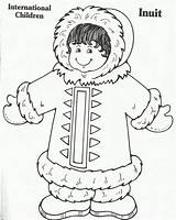 Eskimo Polaires Esquimales Inuit Squish Banquise Esquimaux Inuits Respect Arktis Laponia Esquimal Enfants Poolgebieden Hiver Seulement Africain Imagenes Norte Polo sketch template