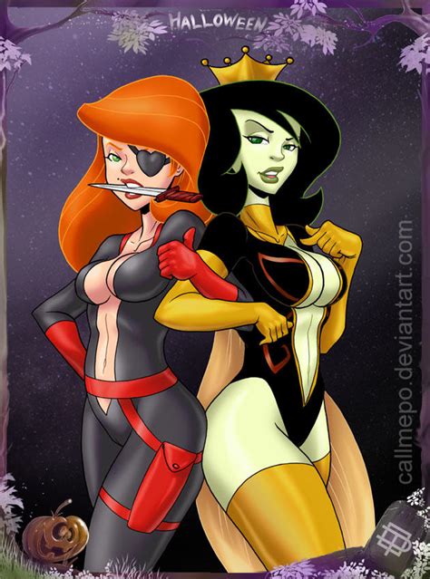 kim and shego halloween kim possible know your meme