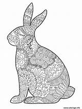 Lapin Coloriage Paques Adulte Pasen Zentangle Volwassenen Moeilijk Konijn Printen Mandala Rabbit Sheets Oud Radbag Pâques Paashaas Coloriages Afdrukken Animaux sketch template