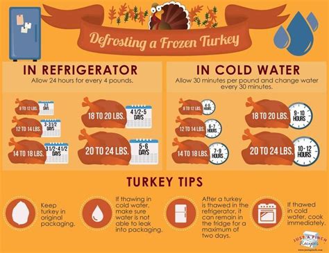 defrosting a frozen turkey thanksgiving