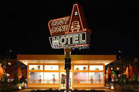 cozy cone motel  atdisneyagain redbubble