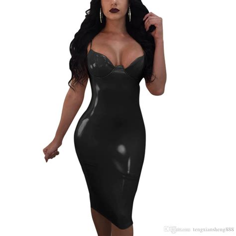 2019 hot sexy faux leather lingerie stripper wear latex