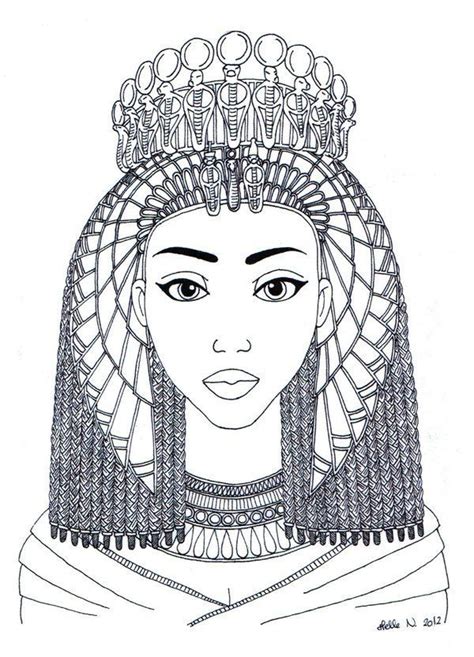 pin de nathalie monio em coloriage egypte desenhos afro paginas