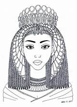 Coloring Pages Queen Adult African Coloriage Egyptian Egypte Princess Sheets Colouring Ancient Drawings Adults Egypt Women Book Clipart Print Books sketch template