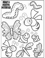 Insecten Kleurplaten sketch template