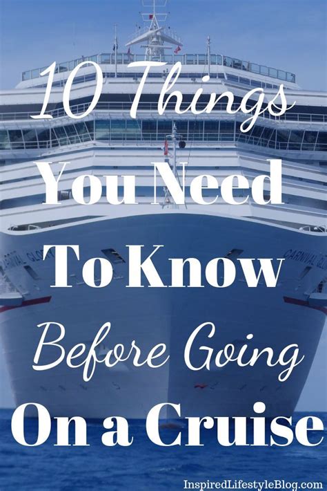 10 Things You Need To Know Before Going On A Cruise