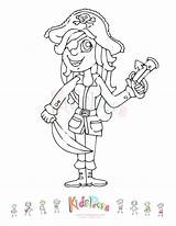 Pirate Girl Coloring Printable Kidspressmagazine Now sketch template
