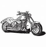 Coloring Pages Harley Motorcycle Davidson Drawing Choose Board Adult sketch template