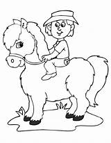 Pony Rider Cavalier Poney Breyer Colorat Riding Ani Copii Desene sketch template
