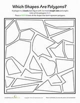 Polygon Polygons Worksheets Identifying Worksheet Designlooter sketch template