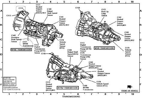 diagram  ford ranger transmission diagram mydiagramonline