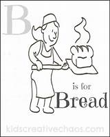 Bread Coloring Pages Letter Loaf Kids Printable Preschool Flour Color Kidscreativechaos Clipart Popular Baking Getdrawings Drawing Getcolorings Worksheets Alphabet Arthur sketch template