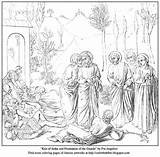 Judas Guards Prostration Kiss Halos Gethsemane Disciples Betrayal Fra Angelico Roman Coloring Description sketch template