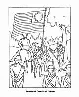 Coloring Pages War Revolutionary Civil Yorktown American Revolution Veterans Kids Battle Massacre Boston Print Printable History Color Paul Sheets Sketch sketch template