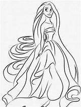 Coloring Pages Tangled Ever After Rapunzel Template sketch template