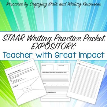 staar writing practice packet expository teacher  great impact
