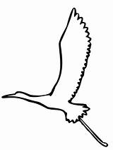 Crane Bird Pages Netart sketch template