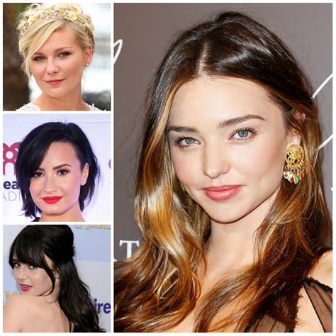 hottest hairstyles   face shapes    haircuts