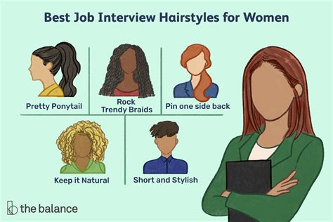 job interview hairstyles  women
