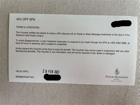 seasons kl hotel   spa voucher  vouchers local