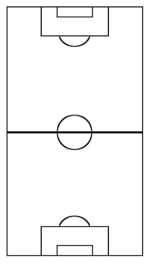 basic soccer field coloring pages