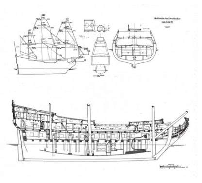 hollandischer zweidecker ship model plans  ship models