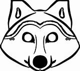 Wolf Mask Coloring Face Printable Pages Head Template Outline Kids Pigs Wecoloringpage Awesome Clipartmag Preschoolers Making Source Templates sketch template