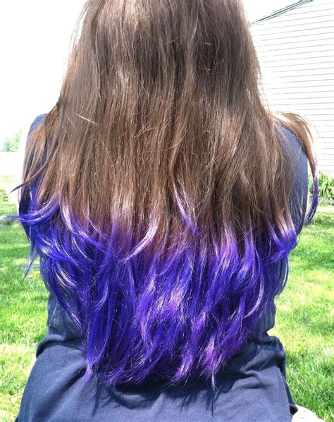 uitstekende ideeen voor paars haarkleuring voor vrouwen dyed ends  hair hair color