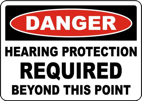 Hearing Protection Required Sign Get 10 Off Now