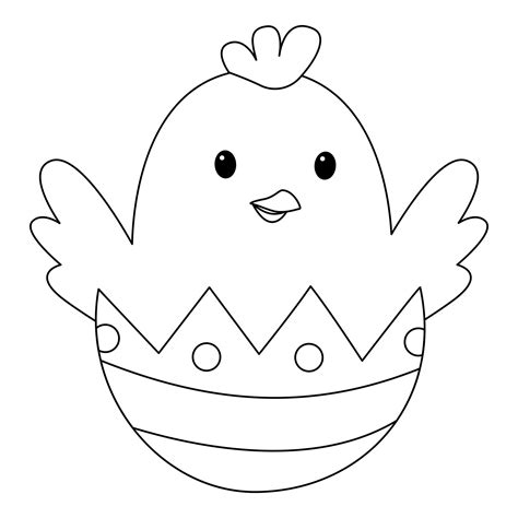 easter chick template