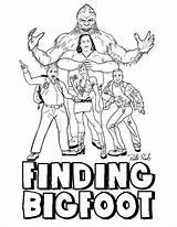 Bigfoot Coloring Pages Finding Colouring Printable Sasquatch Designlooter Popular Coloringhome 776px 73kb sketch template