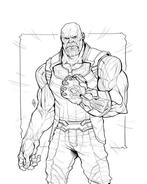 thanos coloring pages  coloring pages  kids avengers coloring