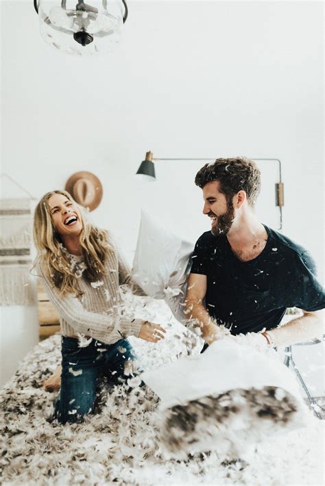 In Home Pillow Fight Session With Images Couples