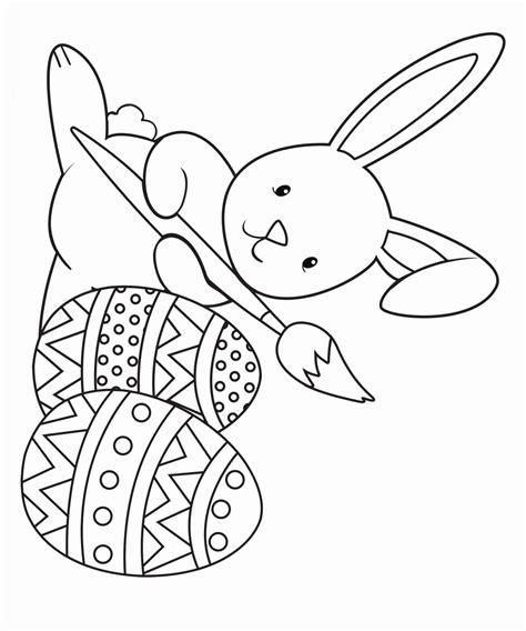 printable easter bunny coloring page  svg png eps dxf  zip file