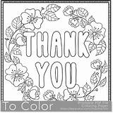 Thank Coloring Printable Pages Card Color Pdf Adults Sheets Sheet Book Adult Cards Colouring Veterans Instant Sentiment Grown Ups Kids sketch template