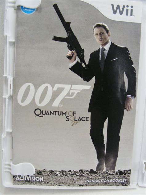 james bond 007 quantum of solace nintendo wii 2008 complete tested