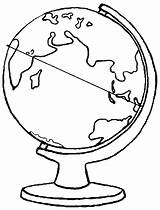 Globe Coloring Pages Print sketch template