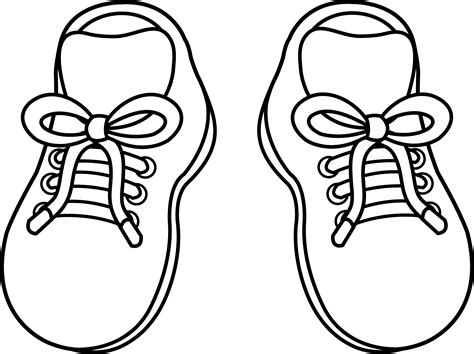 pair  childrens shoes  clip art