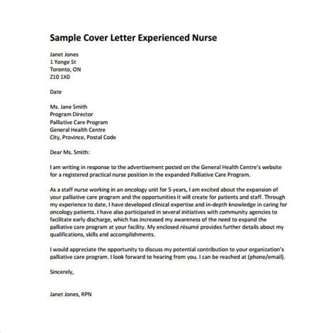 nursing cover letter template   word  documents