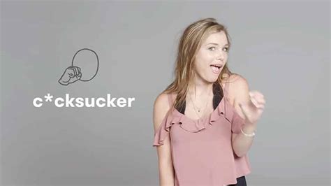 Deaf People Demonstrate How To Curse In Sign Language