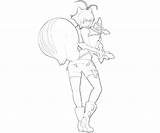 Nanaya Makoto Trigger Blazblue Calamity Ability Coloring Pages Another sketch template