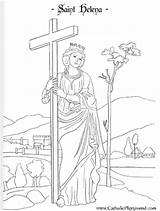 Coloring Saints Saint Helena Pages Sheets Da Colorare Catholicplayground Catholic Helen Feast St Crafts 18th Kids Colouring Printable Disegni Playground sketch template