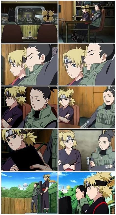 Shikamaru And Temari Running The Chunin Exams Personagens De Anime